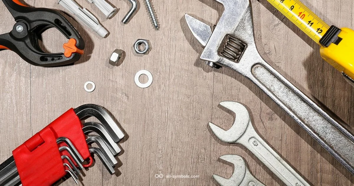 Six-Point Wrench Icon - All Symbols