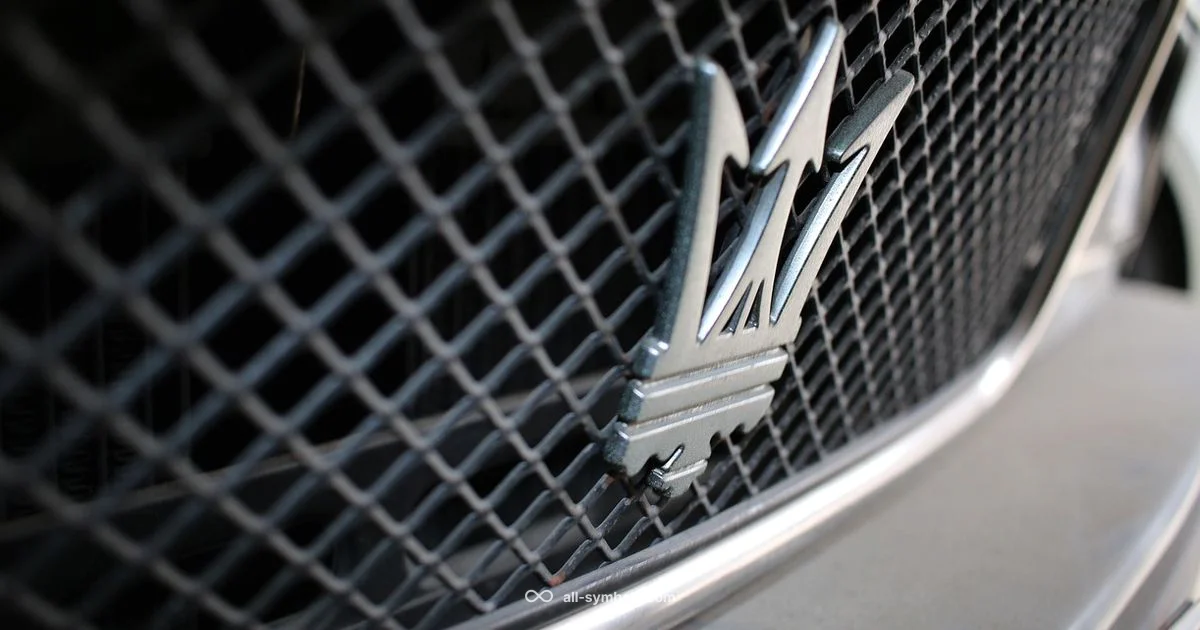 Maserati Trident Emblem - All Symbols