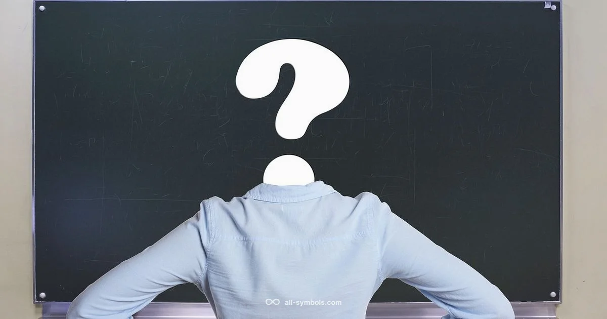 Question Mark Meaning - All Symbols