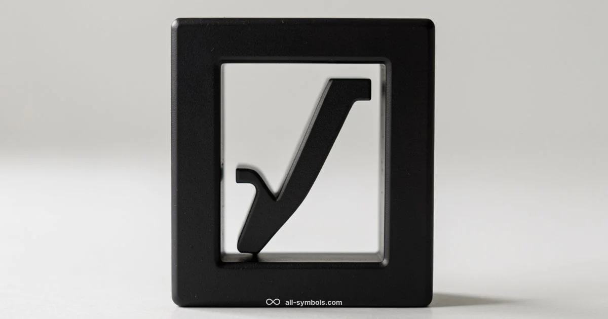 Typing the Square Root Typing the Square Root - All Symbols