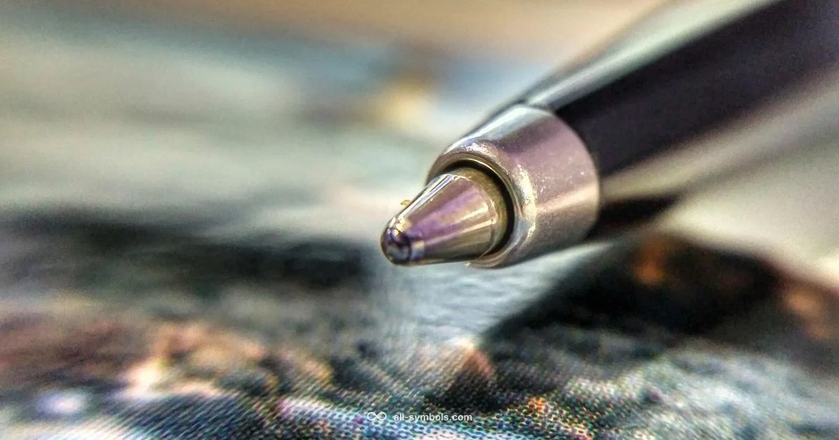 Sign in Word - All Symbols