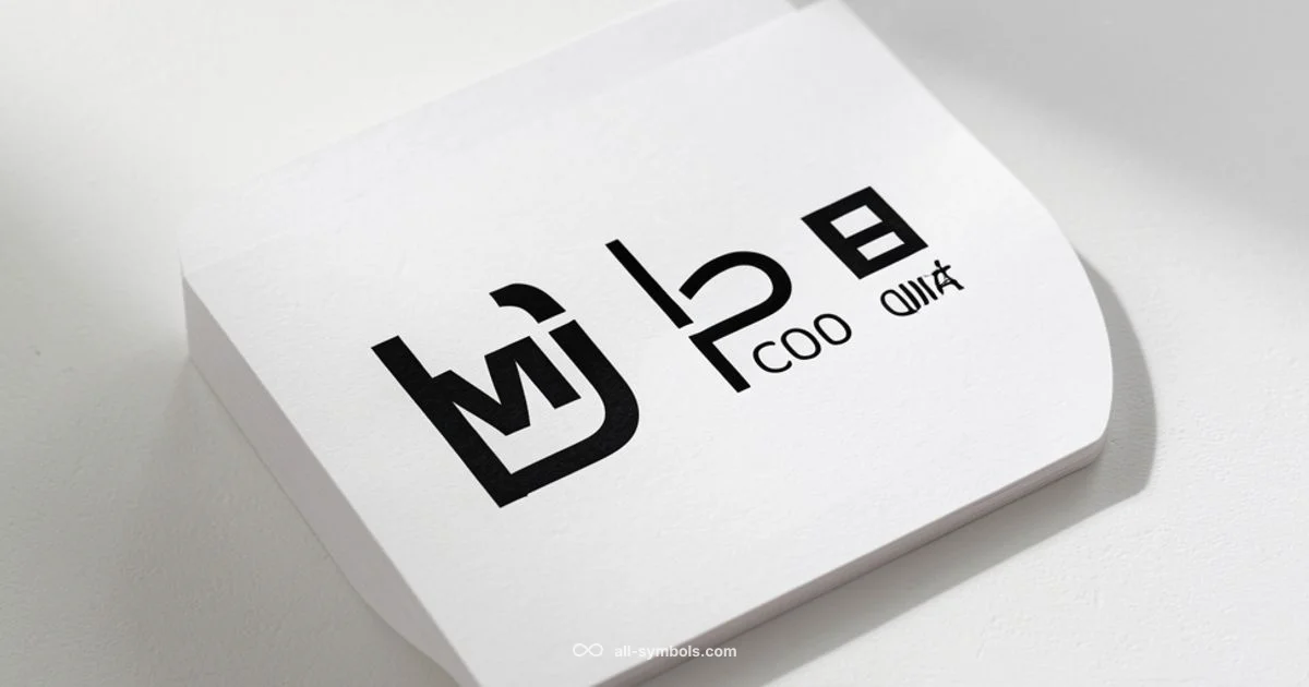 Length Symbol Guide Length Symbol Guide - All Symbols