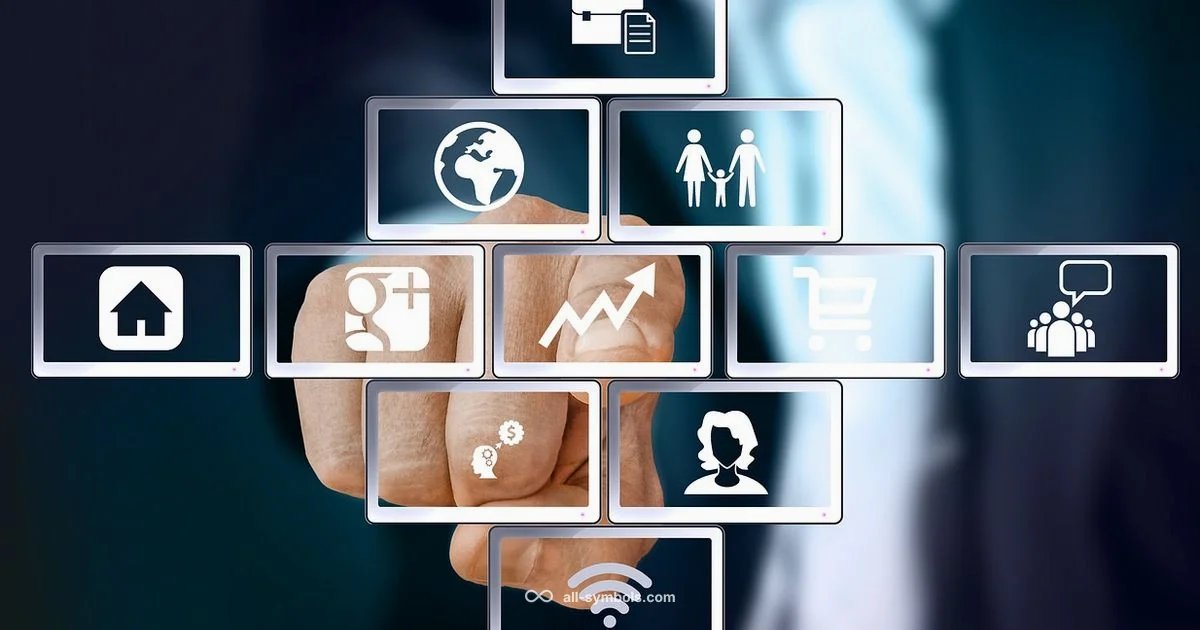 Text Arrow Glyph - All Symbols