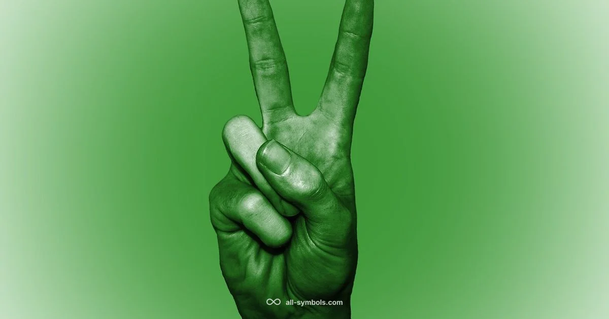 Peace Gesture - All Symbols