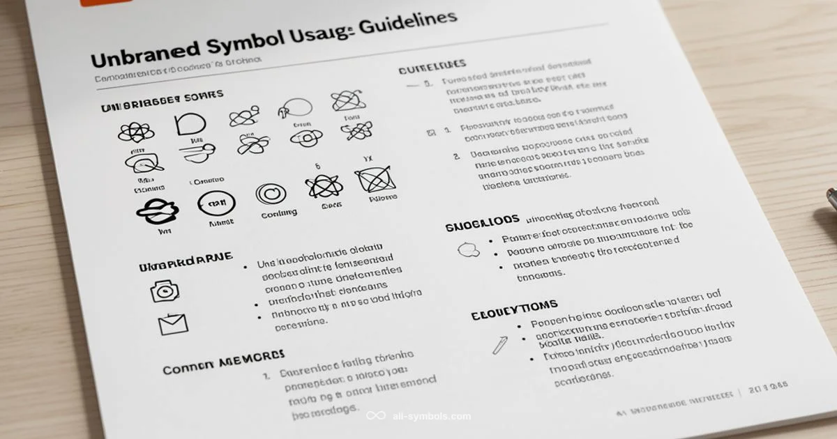 Do Not Use Symbol Guide - All Symbols