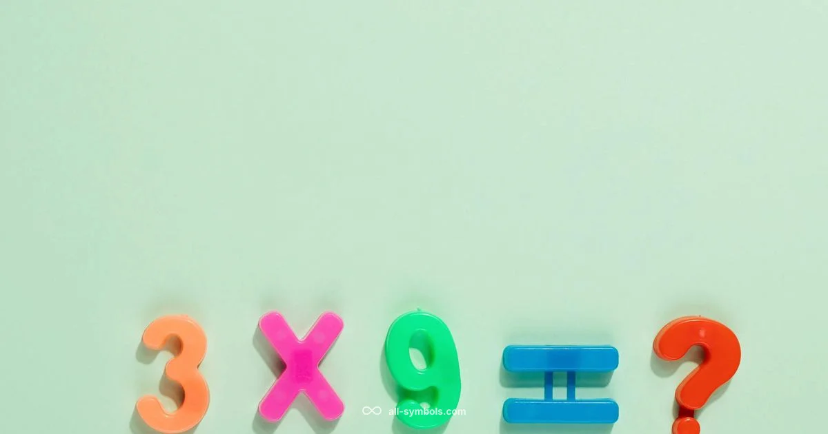 Times Symbol Overview - All Symbols