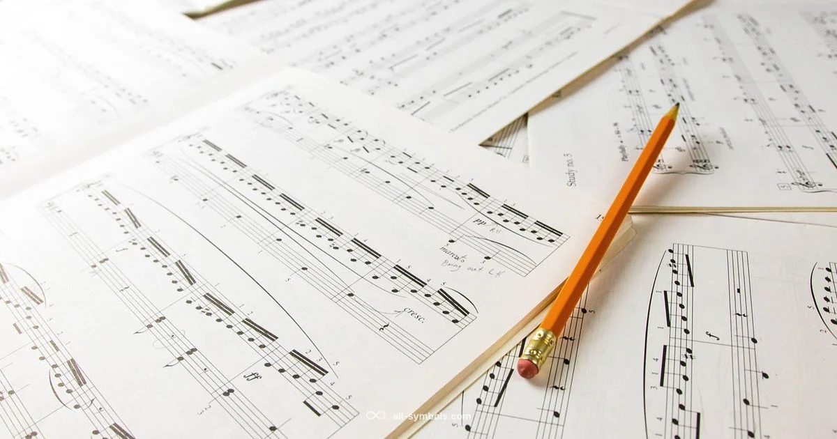 Draw Music Notes - All Symbols