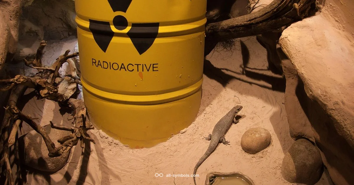 Radiation Hazard Sign - All Symbols