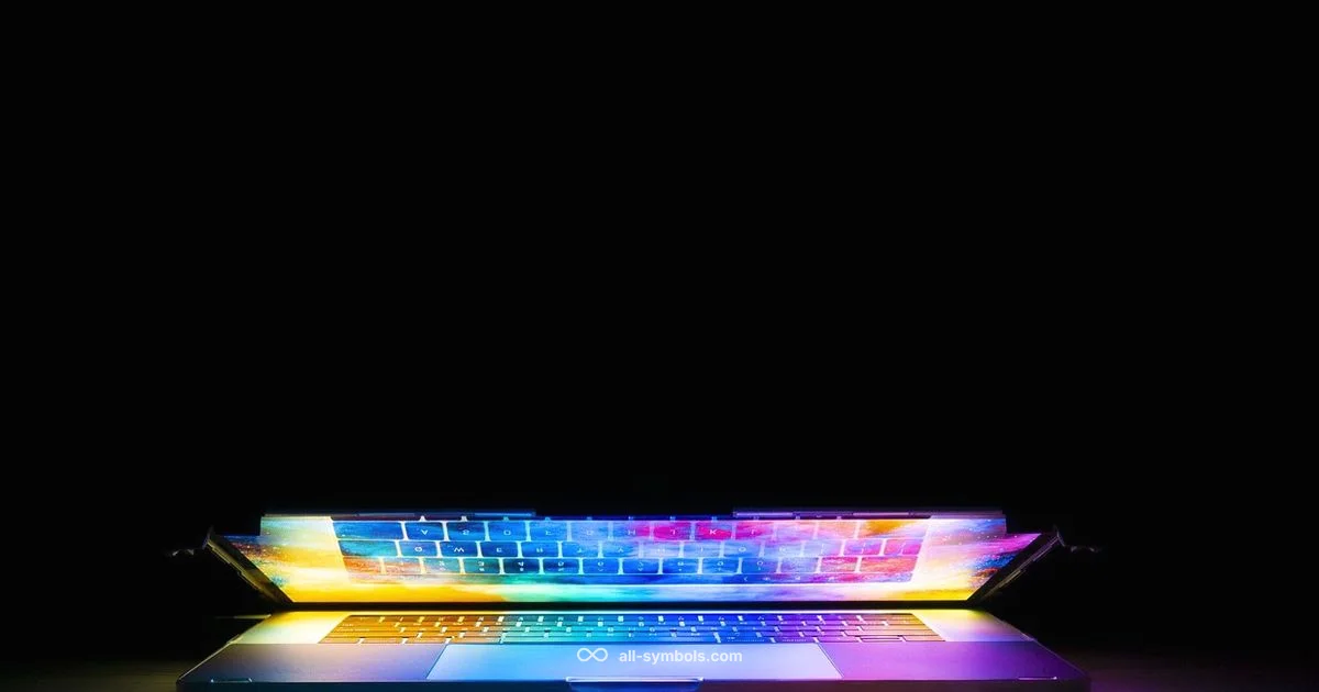 Icons on Keys - All Symbols