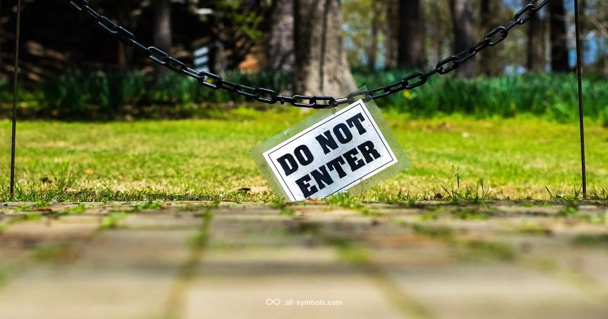 Do Not Enter Sign Do Not Enter Sign - All Symbols