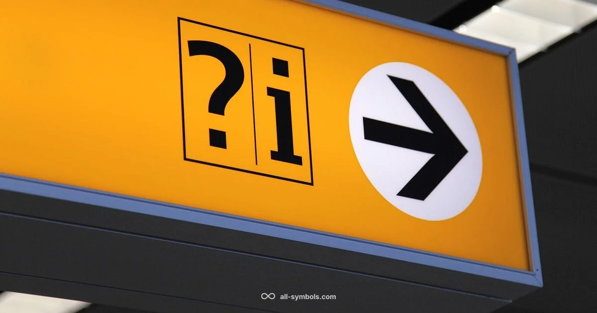 Pointing Arrow Symbol - All Symbols