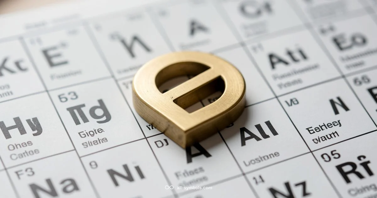 Tungsten Symbol - All Symbols