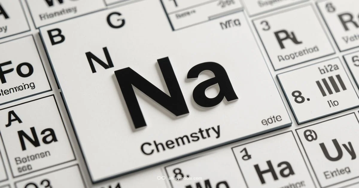 Sodium Symbol Na - All Symbols
