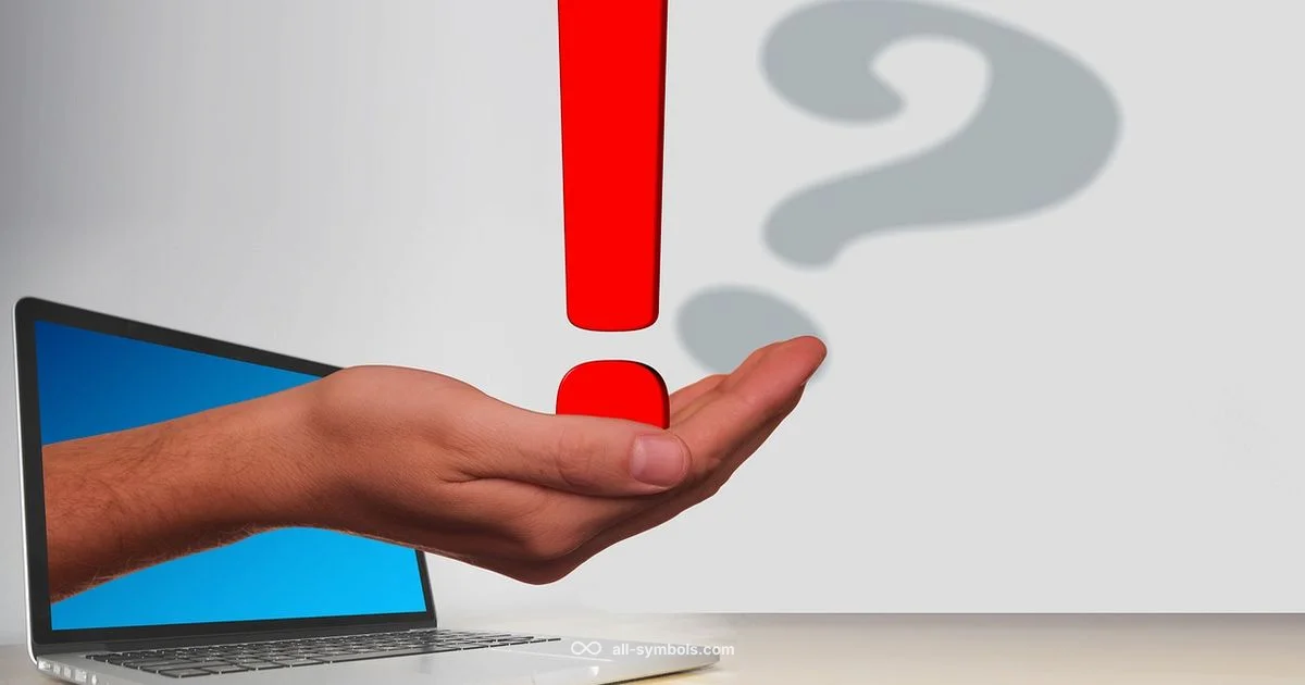 Exclamation Symbol - All Symbols