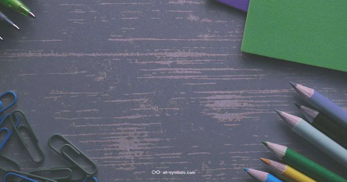 Symbol Meanings - All Symbols