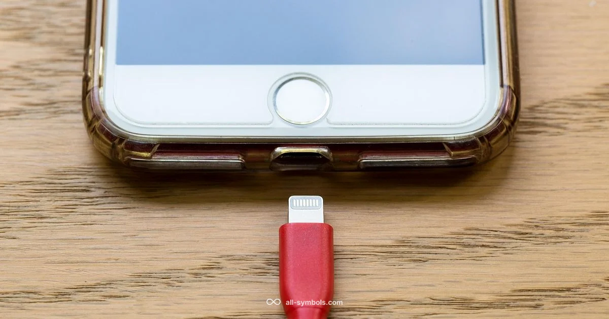 iPhone Charging Icon iPhone Charging Icon - All Symbols