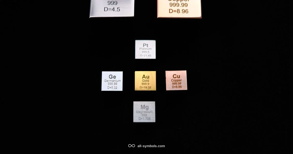 Gold Symbol in Chemistry - All Symbols