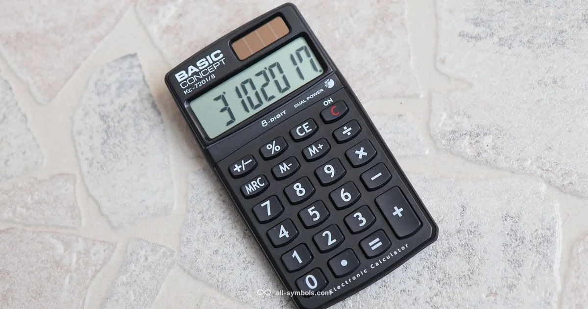 Std Deviation Symbol - All Symbols