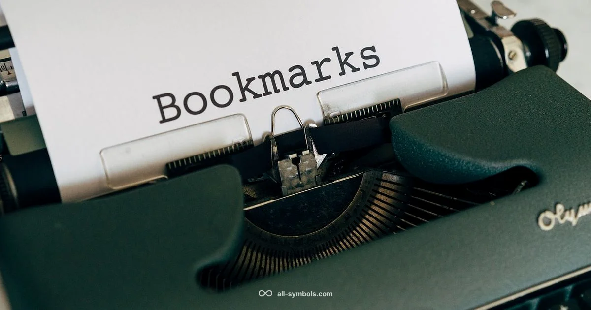 Symbols in URLs - All Symbols