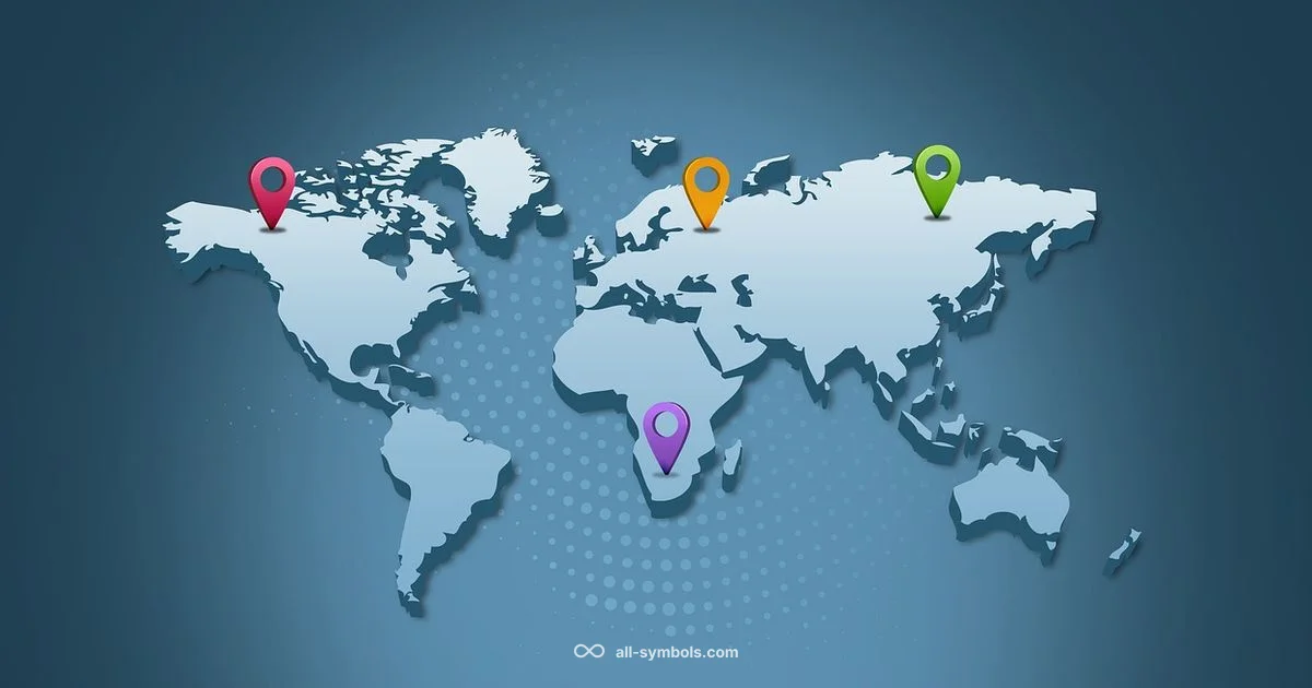 Location Pin Symbol - All Symbols