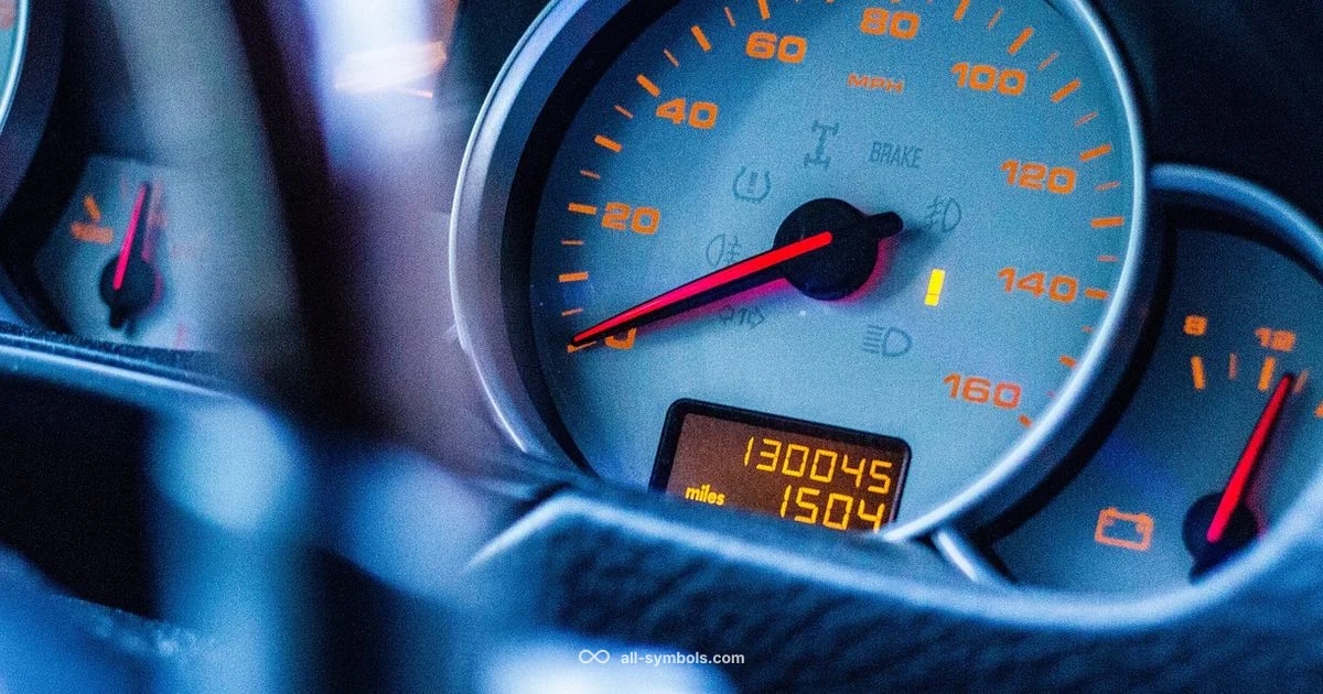 Dashboard Icon Guide - All Symbols