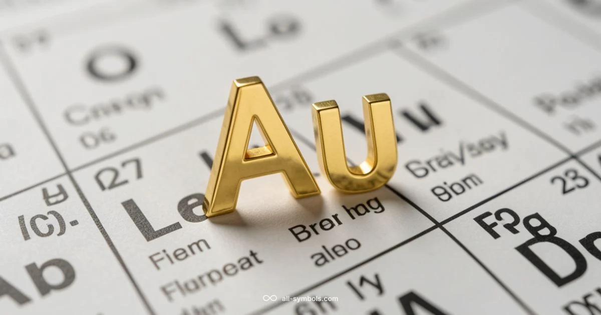 Au Symbol Origins - All Symbols