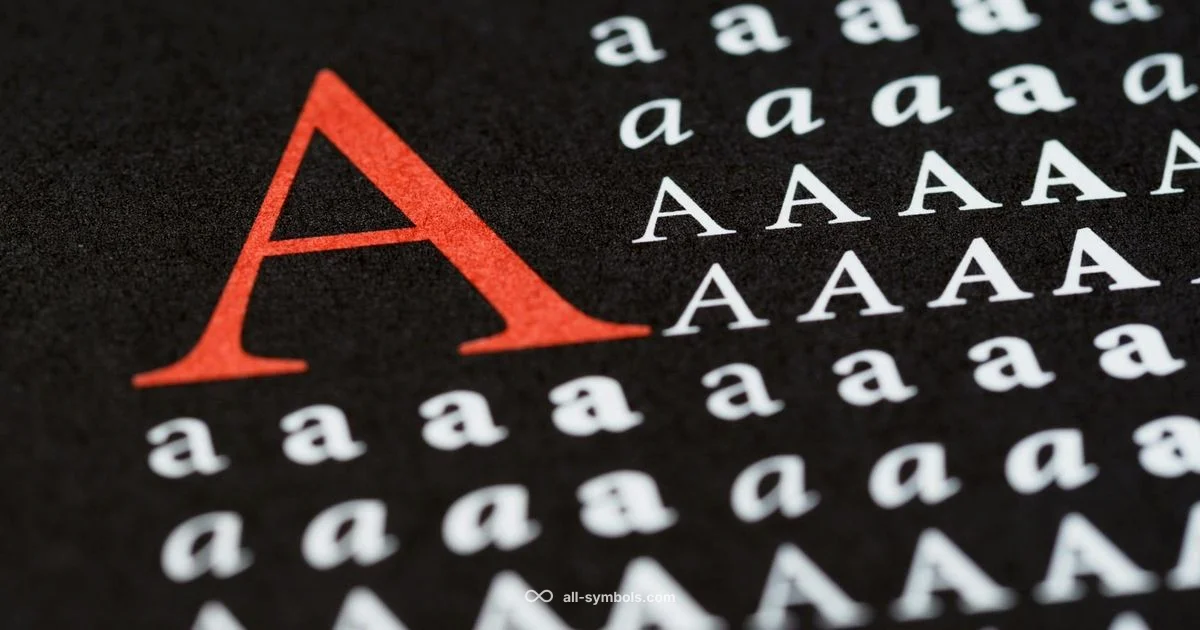 Symbol Size Guide - All Symbols