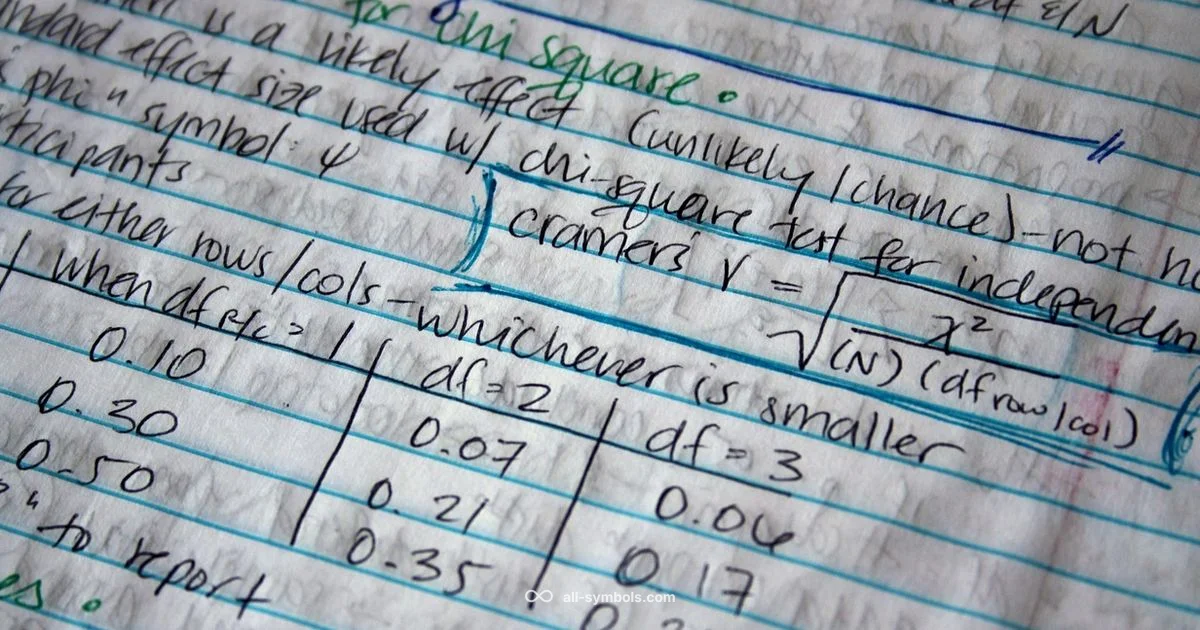 Symbols in Math - All Symbols