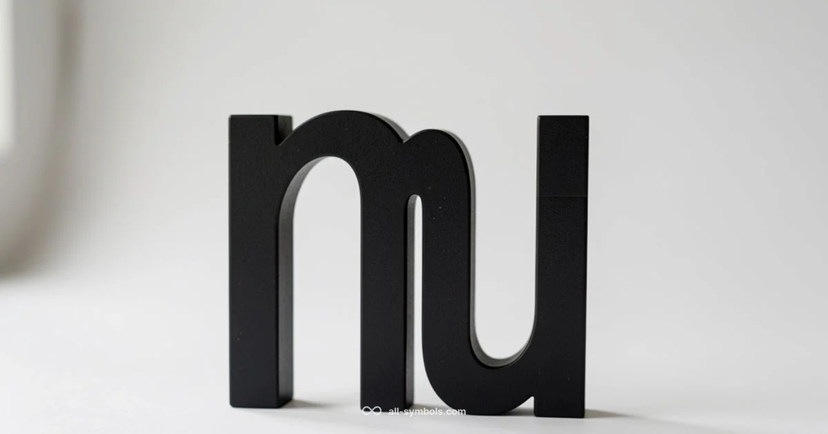 Micrometer Symbol Overview - All Symbols