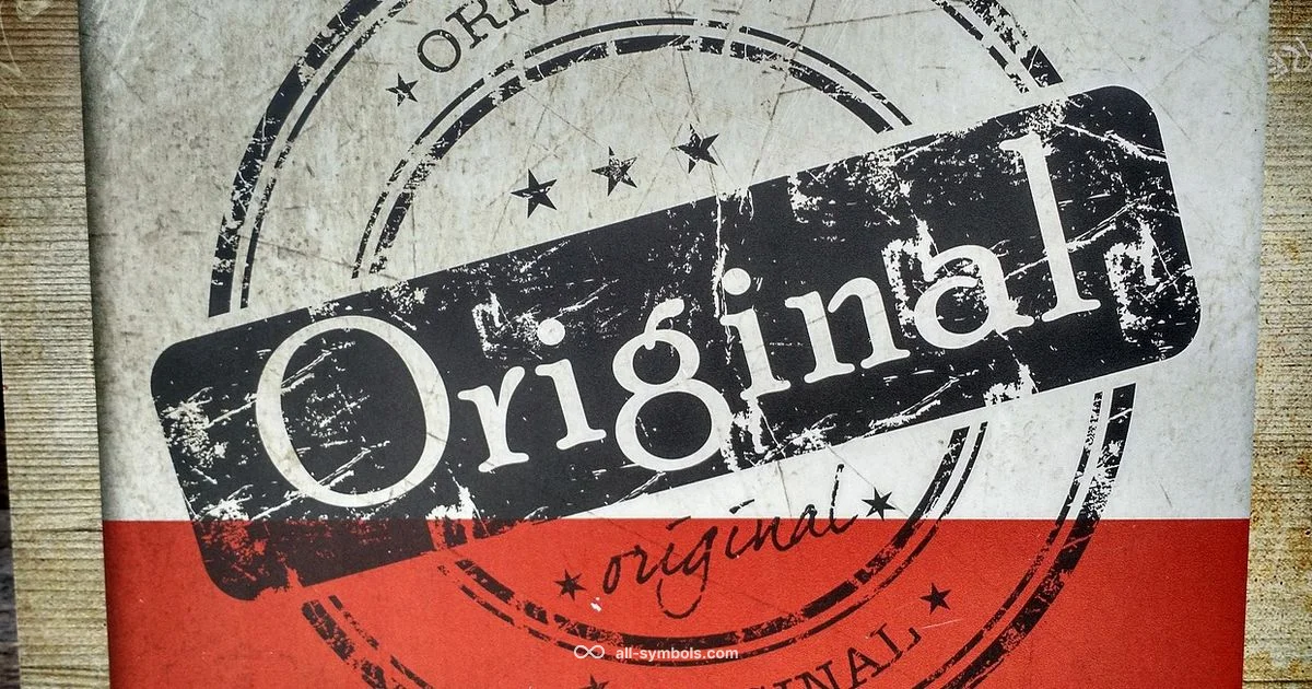 Origins of Symbols - All Symbols