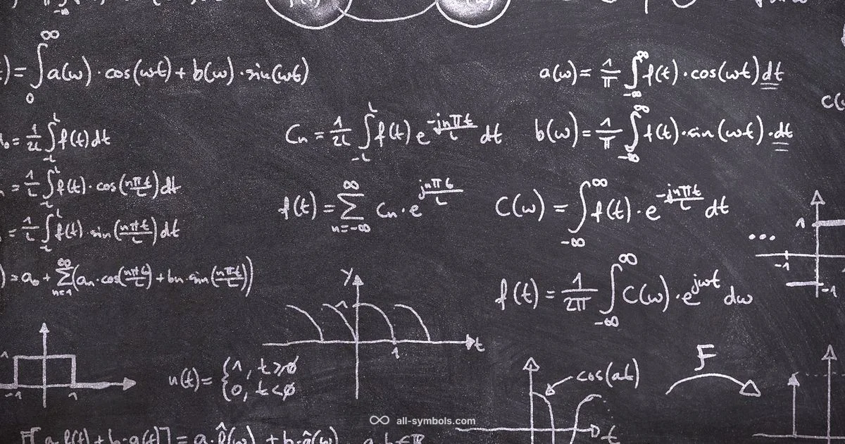Symbol Names in Math - All Symbols