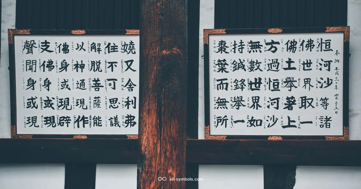 Mandarin Symbols Mandarin Symbols - All Symbols