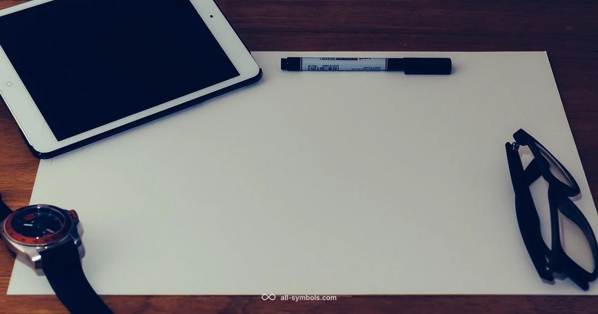 Copy & Paste Symbols - All Symbols