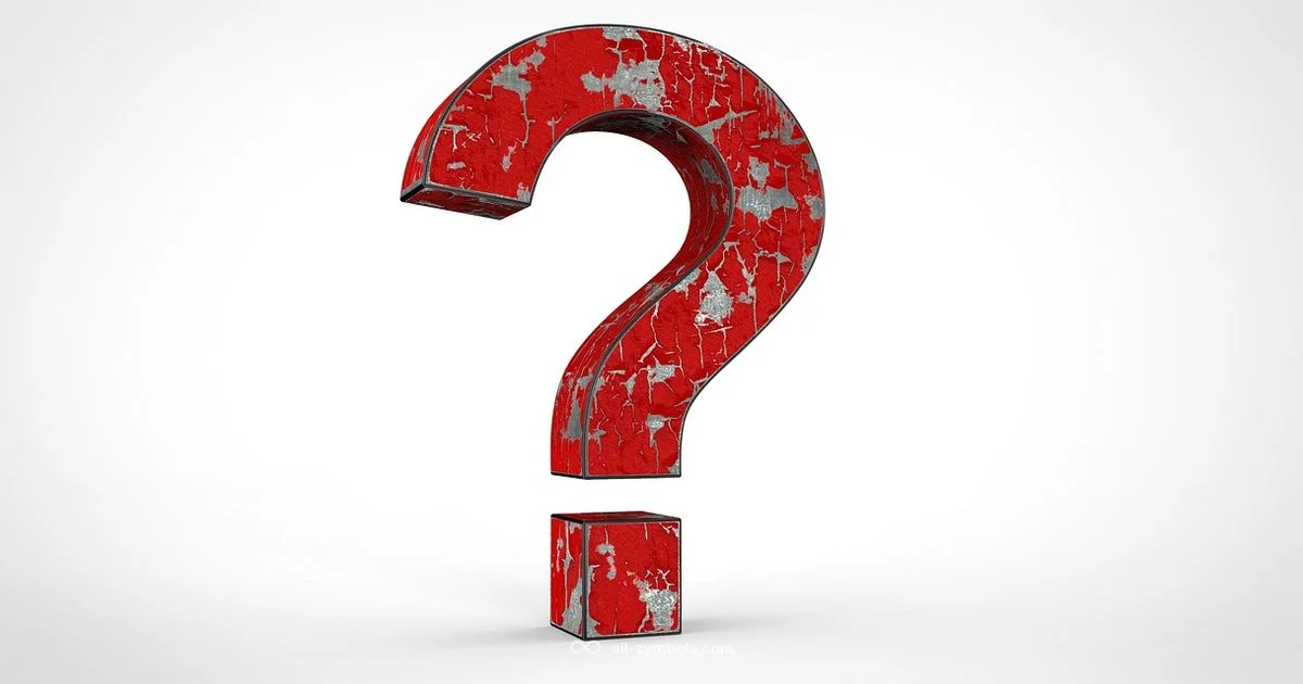 Question Mark Meaning - All Symbols