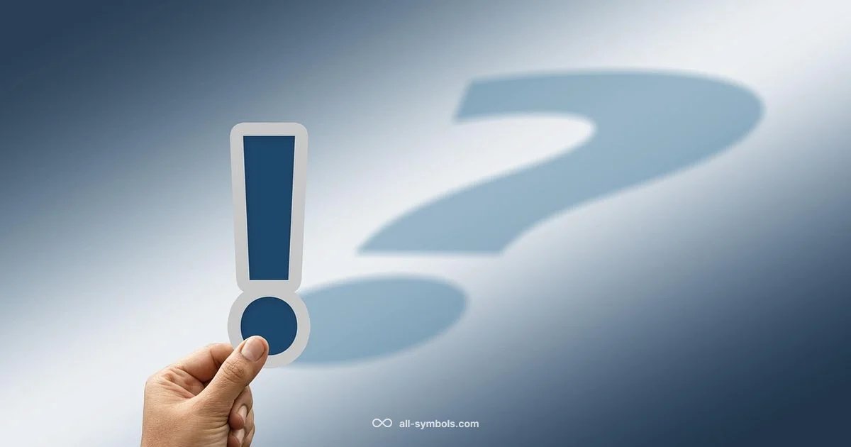 Exclamation Spotlight - All Symbols