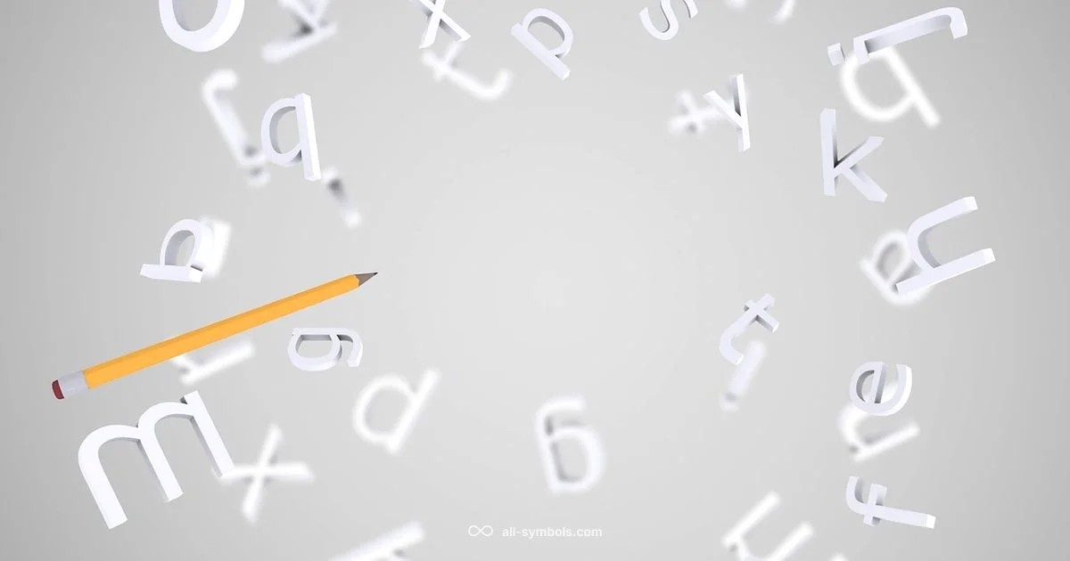 Hyphen Symbol - All Symbols