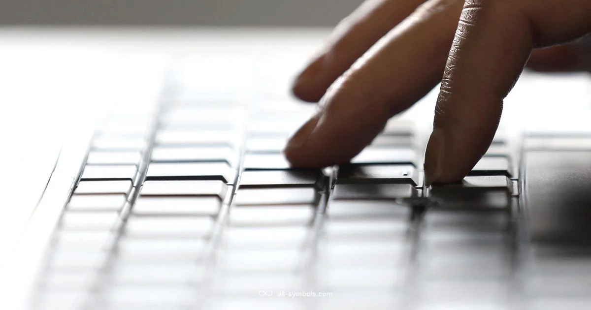 Typing Symbols - All Symbols