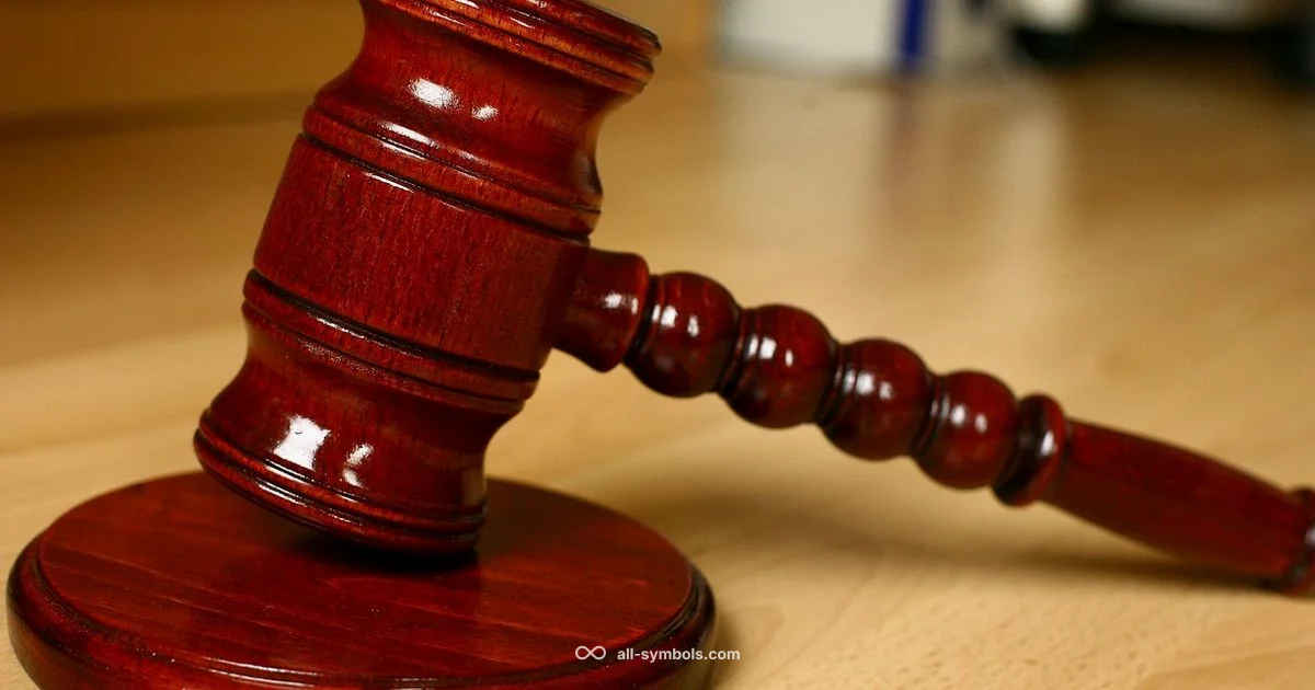 Law Symbol in Focus - All Symbols