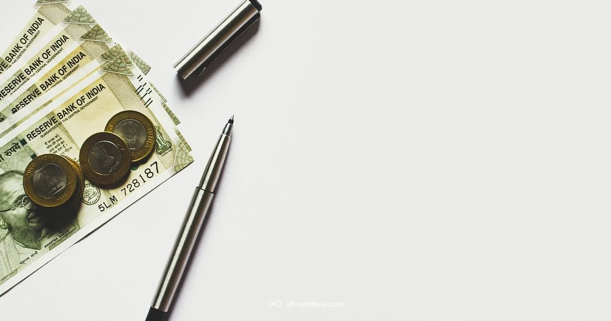 Rupee Symbol Design - All Symbols