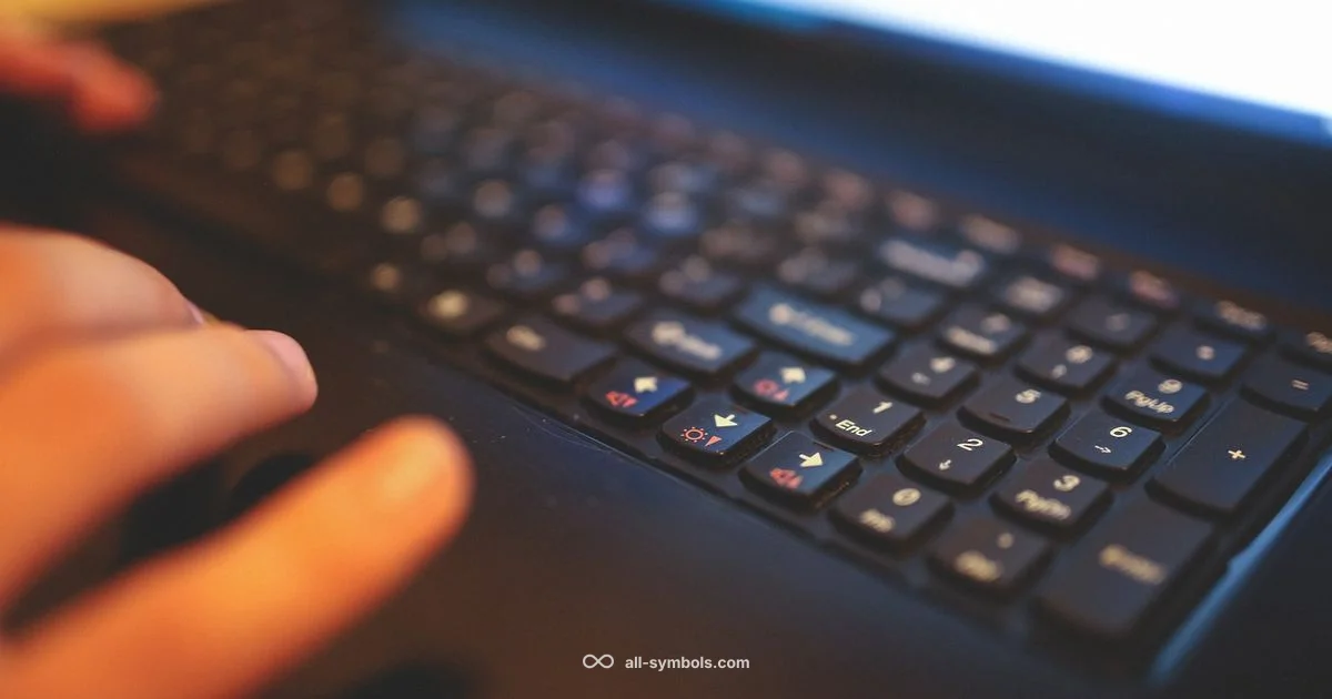 Hyphen Symbol in Focus - All Symbols