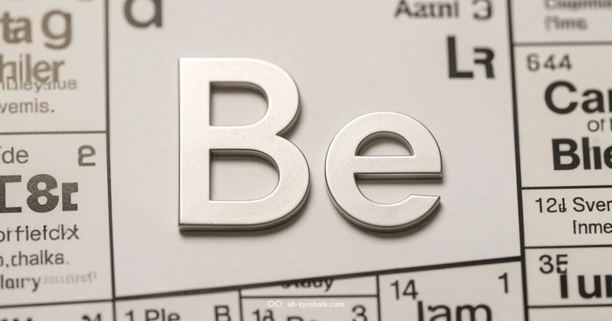 Be Symbol Overview - All Symbols