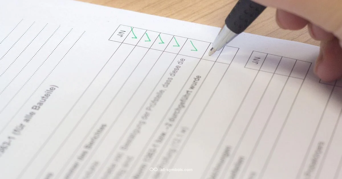 Check Box Symbol - All Symbols