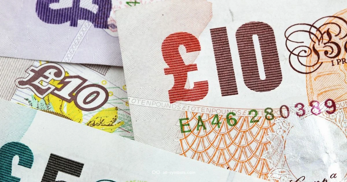 British Pound Symbol - All Symbols