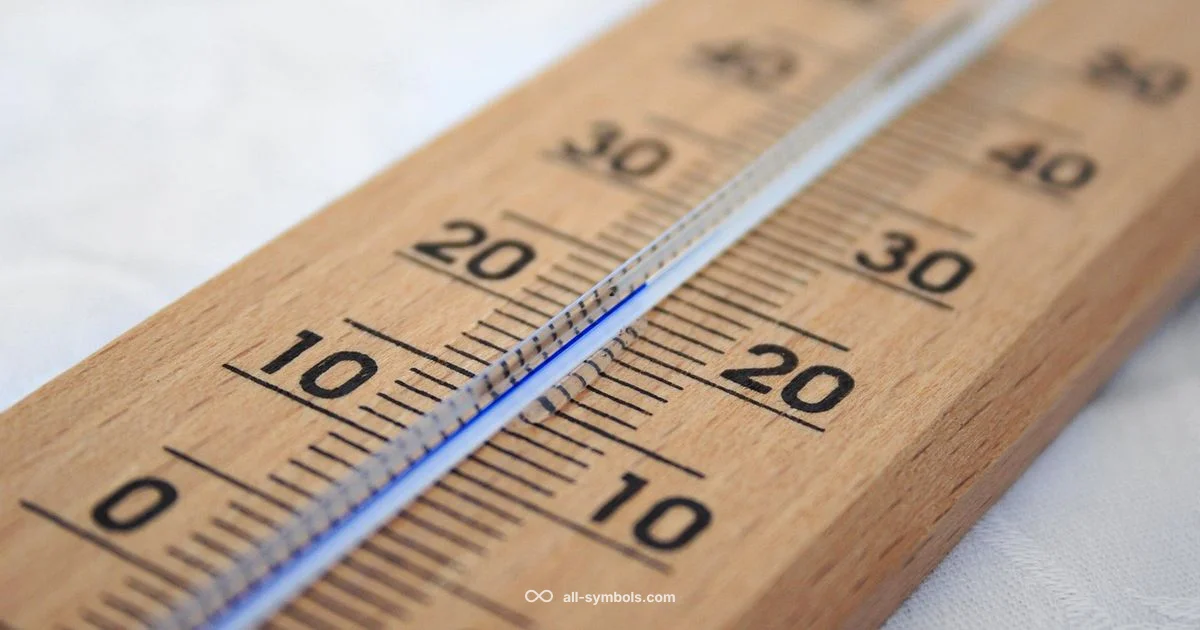 Degree C Symbol - All Symbols