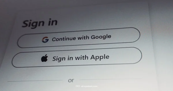 Google Sign Out Guide - All Symbols